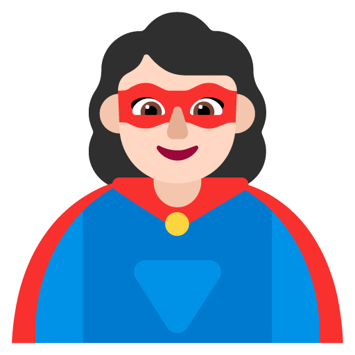 Pahlawan super wanita: Warna Kulit Cerah