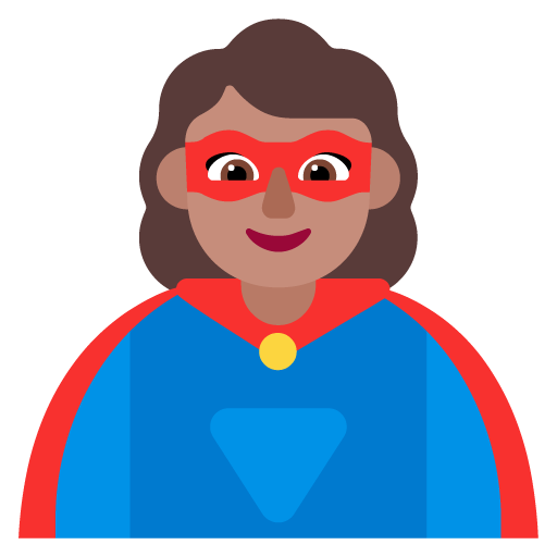 Pahlawan super wanita: Warna Kulit Sedang