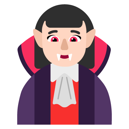 Vampir wanita: Warna Kulit Cerah