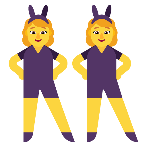 Wanita dengan telinga kelinci