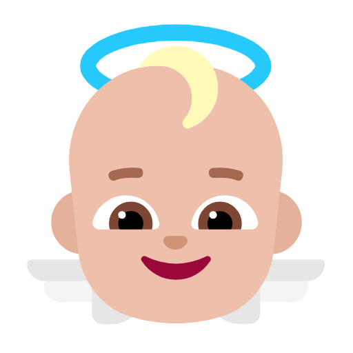 Янголятко: світлий тон шкіри для Microsoft Windows 11 23H2 June 2024 Update