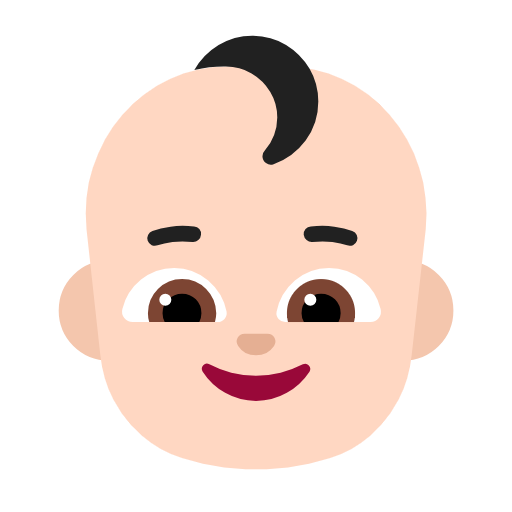 Немовля: дуже світлий тон шкіри для Microsoft Windows 11 23H2 June 2024 Update