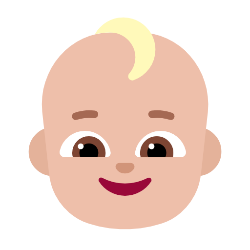 Немовля: світлий тон шкіри для Microsoft Windows 11 23H2 June 2024 Update