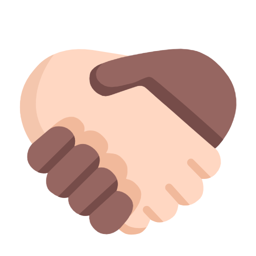 Рукопожатие: очень светлый тон кожи темный тон кожи для Microsoft Windows 11 23H2 June 2024 Update