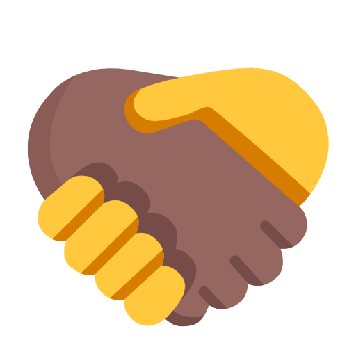 Рукостискання: середньо-темний тон шкіри, відсутність тону шкіри для Microsoft Windows 11 23H2 June 2024 Update