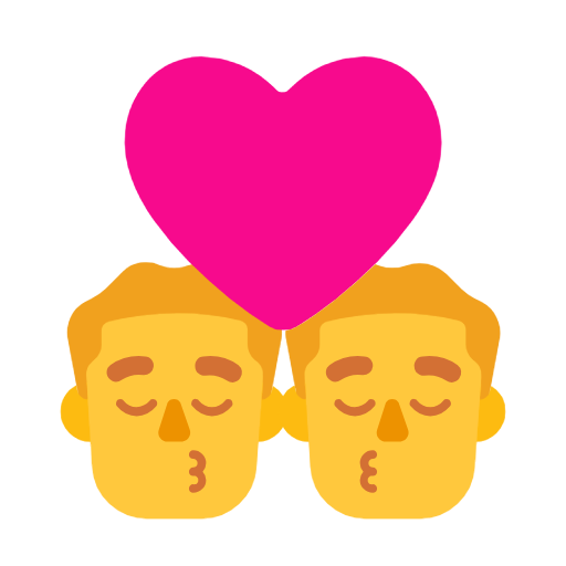 Поцілунок: чоловік чоловік для Microsoft Windows 11 23H2 June 2024 Update