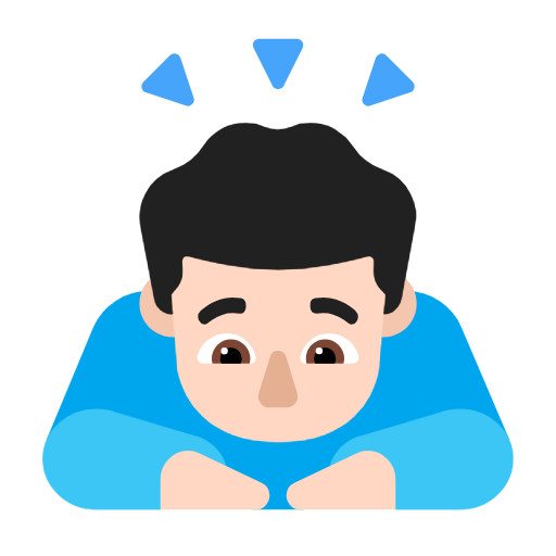 Чоловік кланяється: дуже світлий тон шкіри для Microsoft Windows 11 23H2 June 2024 Update