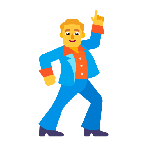 Танцующий мужчина для Microsoft Windows 11 23H2 June 2024 Update