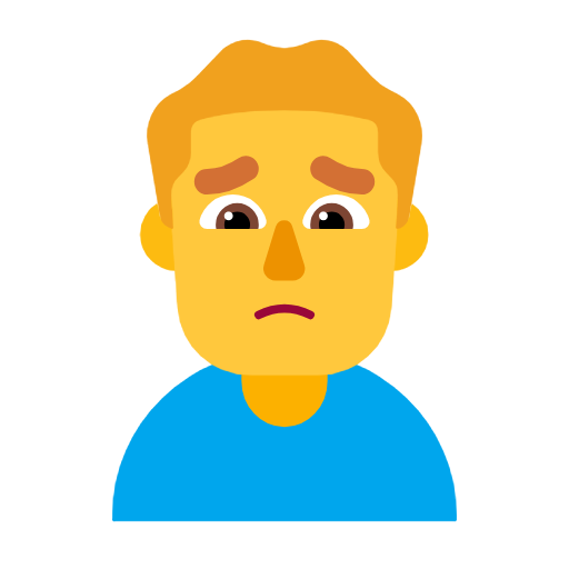 Нахмурившийся мужчина для Microsoft Windows 11 23H2 June 2024 Update