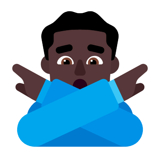 Мужчина против: очень темный тон кожи для Microsoft Windows 11 23H2 June 2024 Update