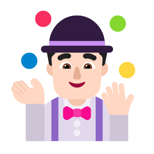 Чоловік-жонглер для Microsoft Windows 11 23H2 June 2024 Update