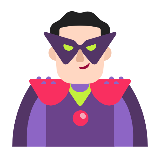 Чоловік-суперлиходій: дуже світлий тон шкіри для Microsoft Windows 11 23H2 June 2024 Update