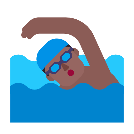 Плавець: темний тон шкіри для Microsoft Windows 11 23H2 June 2024 Update