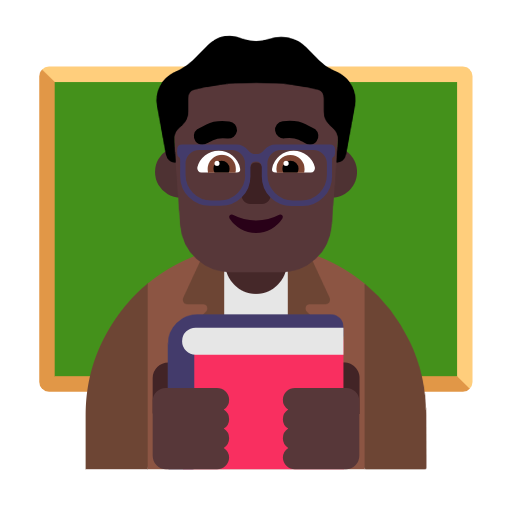 Учитель: дуже темний тон шкіри для Microsoft Windows 11 23H2 June 2024 Update