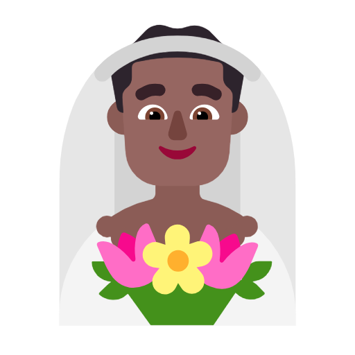 Мужчина в фате: темный тон кожи для Microsoft Windows 11 23H2 June 2024 Update