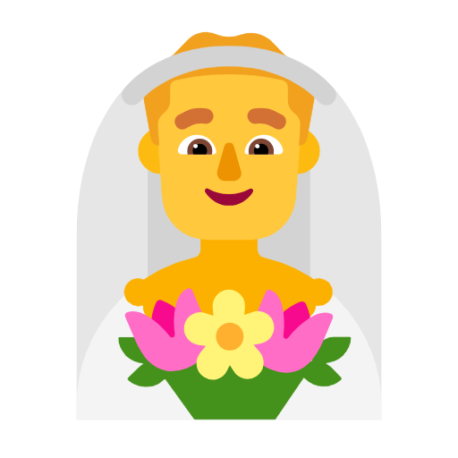 Мужчина в фате для Microsoft Windows 11 23H2 June 2024 Update