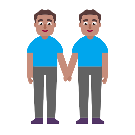 Двое мужчин: средний тон кожи для Microsoft Windows 11 23H2 June 2024 Update