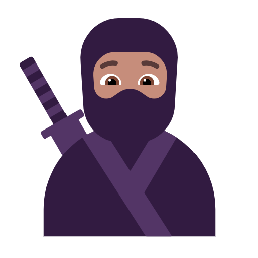 Ниндзя: средний тон кожи для Microsoft Windows 11 23H2 June 2024 Update