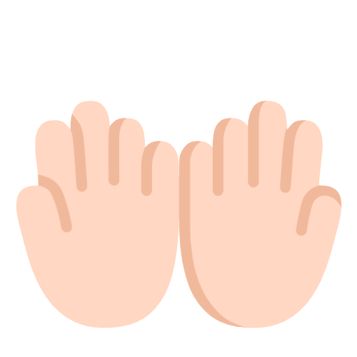 Долоні човником: дуже світлий тон шкіри для Microsoft Windows 11 23H2 June 2024 Update