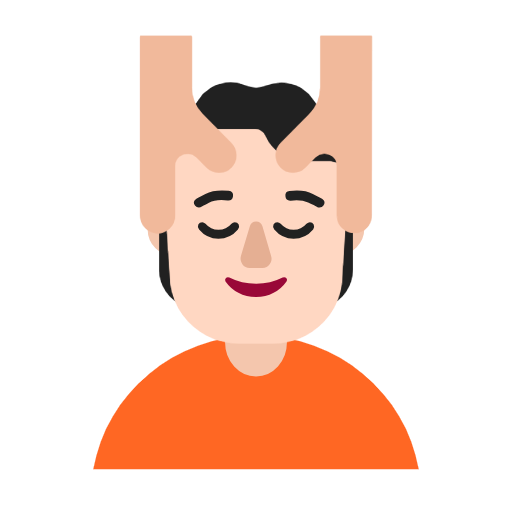 Людині масажують обличчя: дуже світлий тон шкіри для Microsoft Windows 11 23H2 June 2024 Update