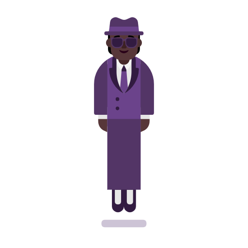 Бизнесмен в воздухе: очень темный тон кожи для Microsoft Windows 11 23H2 June 2024 Update