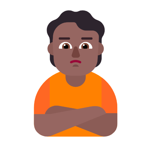 Обиженный человек: темный тон кожи для Microsoft Windows 11 23H2 June 2024 Update