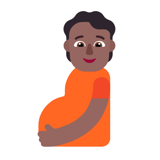 Вагітна людина: темний тон шкіри для Microsoft Windows 11 23H2 June 2024 Update