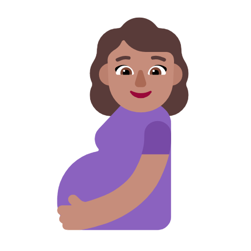 Беременная женщина: средний тон кожи для Microsoft Windows 11 23H2 June 2024 Update