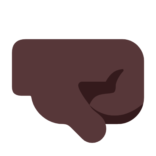 Кулак праворуч: дуже темний тон шкіри для Microsoft Windows 11 23H2 June 2024 Update