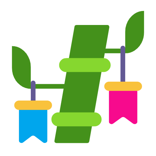 Бамбук с бумажными лентами для Microsoft Windows 11 23H2 June 2024 Update