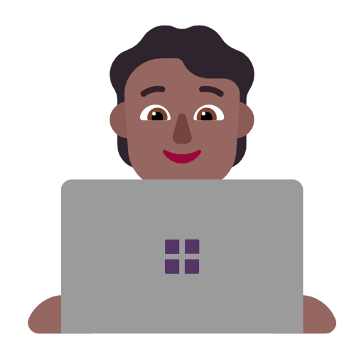 Інженер: темний тон шкіри для Microsoft Windows 11 23H2 June 2024 Update