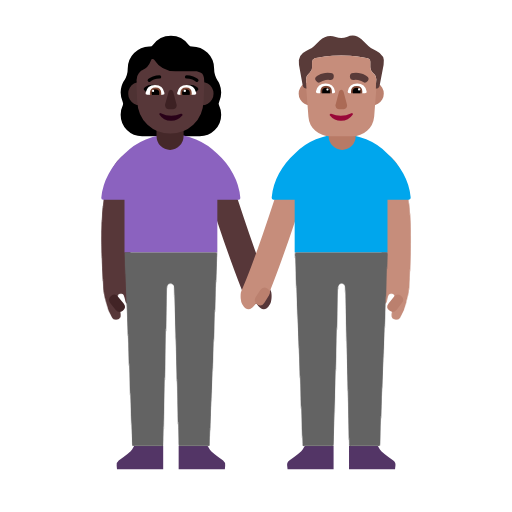 Чоловік і жінка: дуже темний тон шкіри середній тон шкіри для Microsoft Windows 11 23H2 June 2024 Update