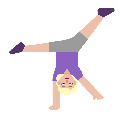 Женщина-акробат: светлый тон кожи для Microsoft Windows 11 23H2 June 2024 Update