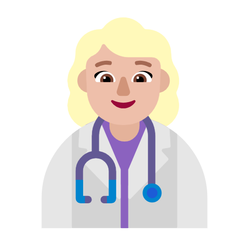 Жінка-лікар: світлий тон шкіри для Microsoft Windows 11 23H2 June 2024 Update