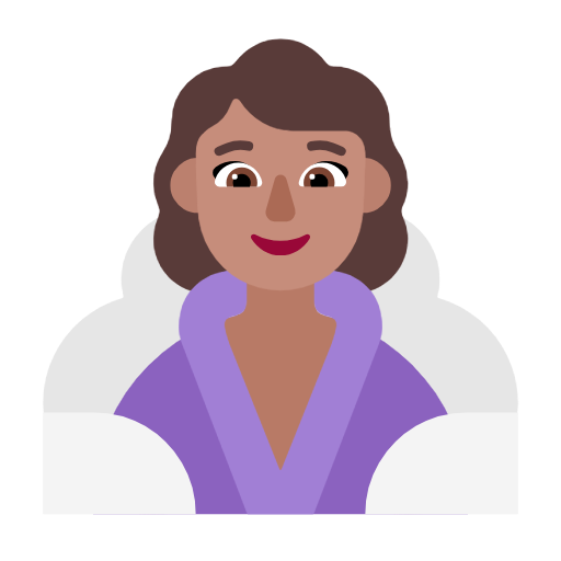 Жінка в лазні: середній тон шкіри для Microsoft Windows 11 23H2 June 2024 Update