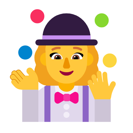 Жінка-жонглер для Microsoft Windows 11 23H2 June 2024 Update