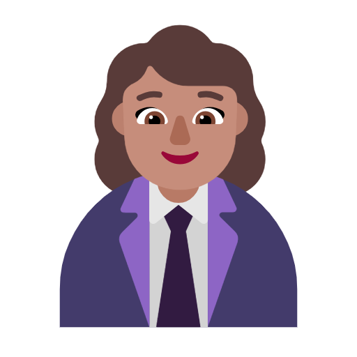 Офисная работница: средний тон кожи для Microsoft Windows 11 23H2 June 2024 Update