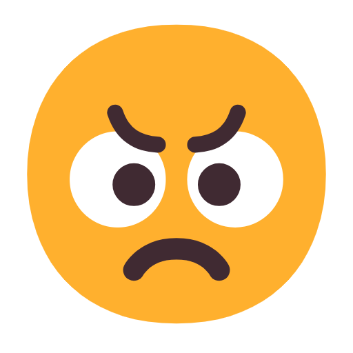 وجه غاضب
