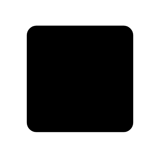 مربع متوسط أسود