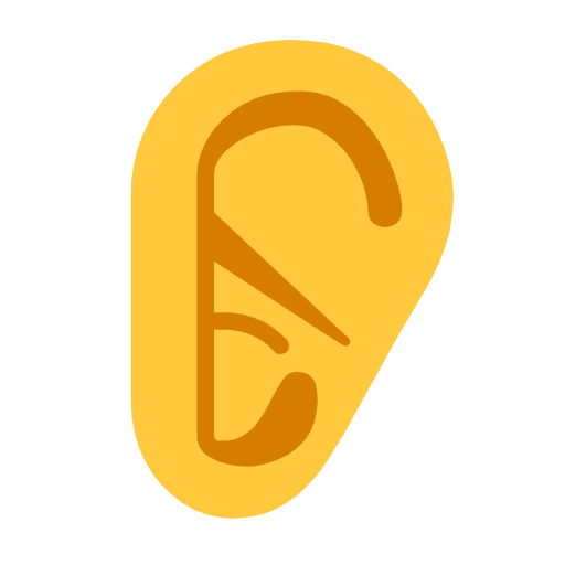 Ear Emoji Ear emoji