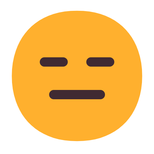 وجه بدون تعبير