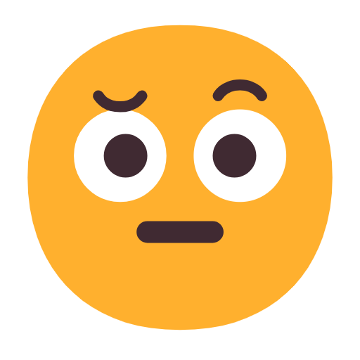 وجه بحاجب مرفوع