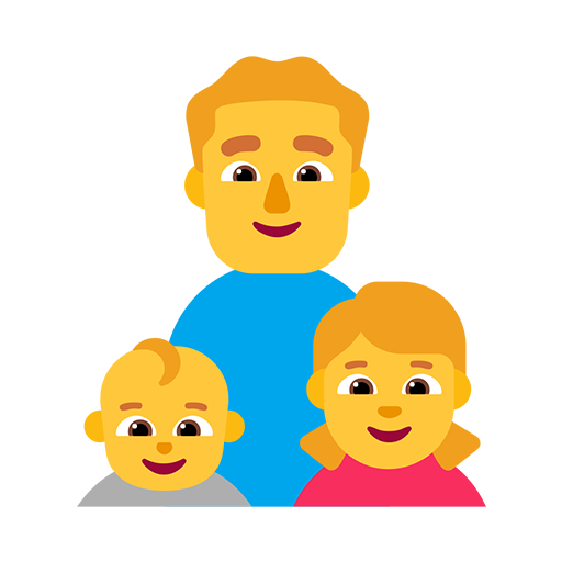 Семья: Мужчина, Ребенок, Девочка для Microsoft Windows 11 23H2