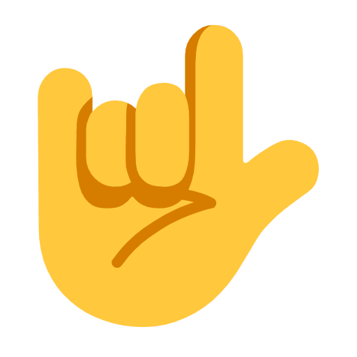 إشارة أحبك