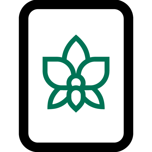 Плитка Маджонг Орхідея для Microsoft Windows 11 23H2