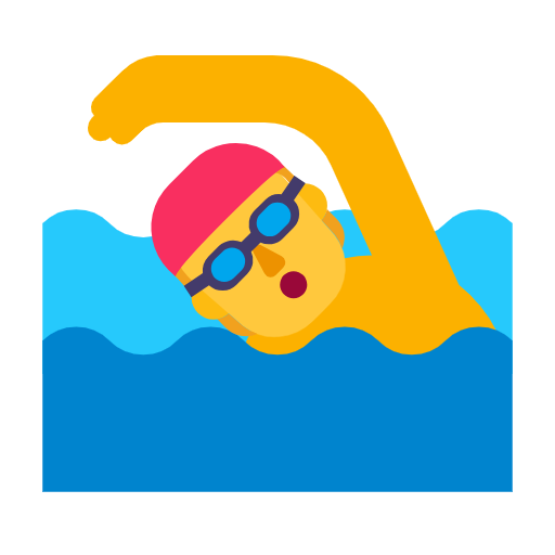 شخص يسبح