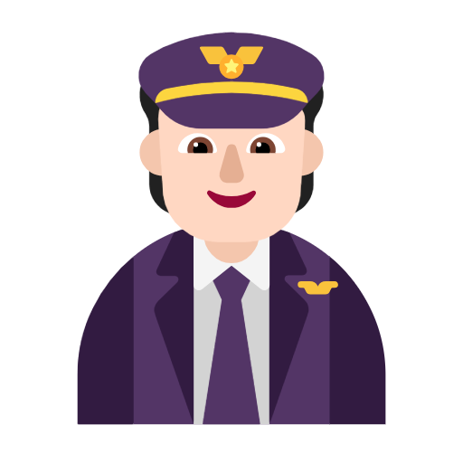 طيار: بشرة فاتحة