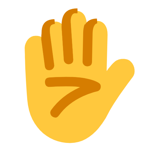 يد مرفوعة