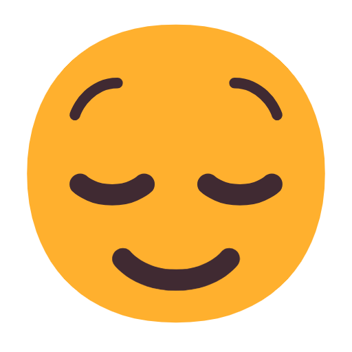 وجه مرتاح