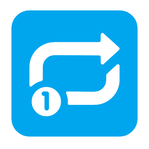 زر تكرار مرة واحدة